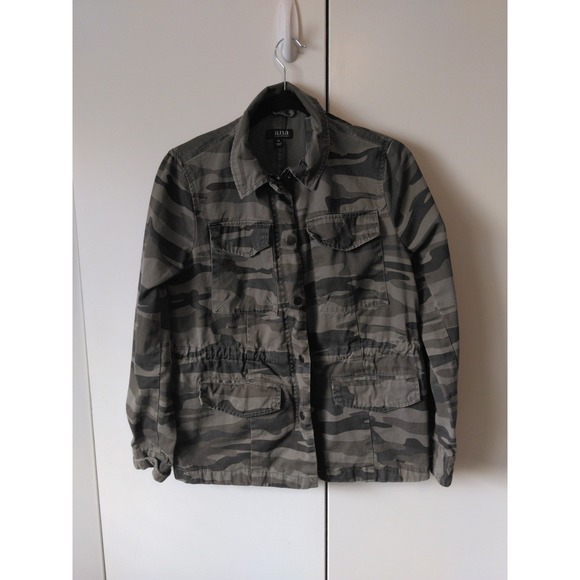 A.N.A. A New Approach Jackets & Blazers - Womens Green Camo Jacket Size M Military Utility Streetwear 2010s Indie Sleeze